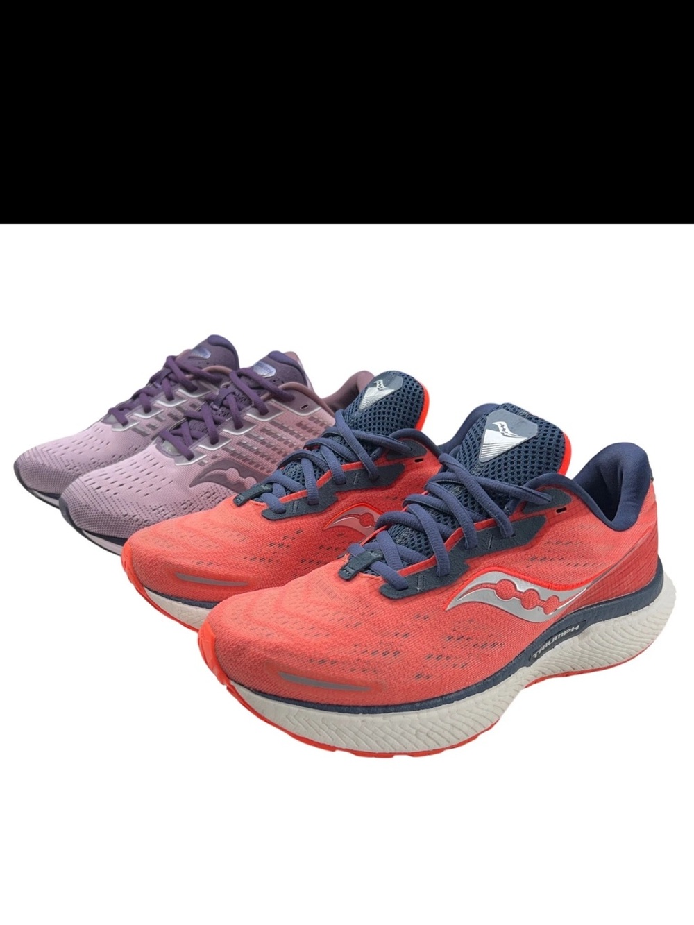 Saucony Ride 13/ Triumph 19 Womens Size 8.5 Lot 2 Pair AS-IS